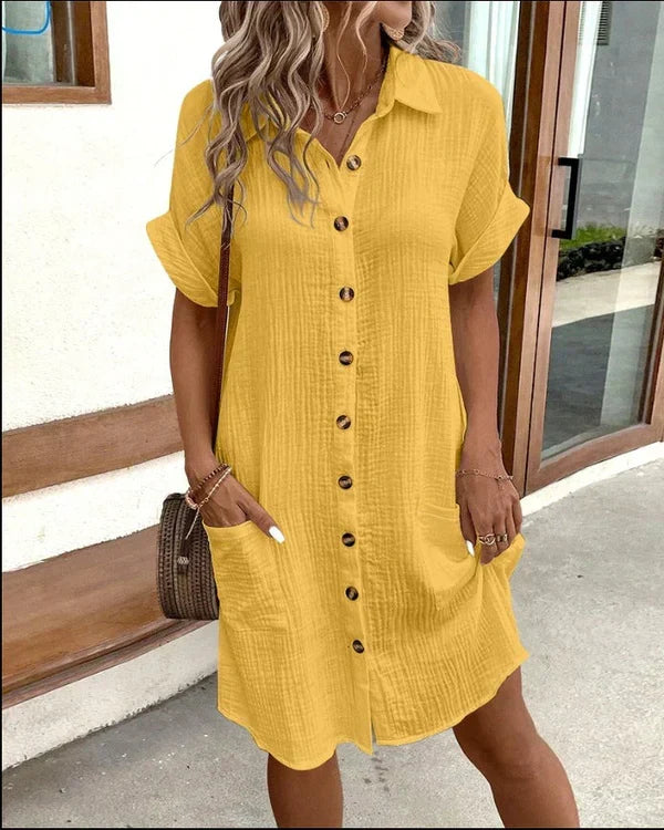 Chic and Comfortable Shirt Dress for a Fresh Spring Look - view 5