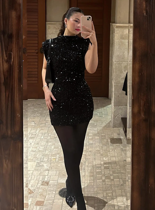Sequin Mini Dress - view 2