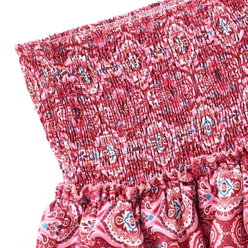 Boho Ruffle Mini Skirt - view 10