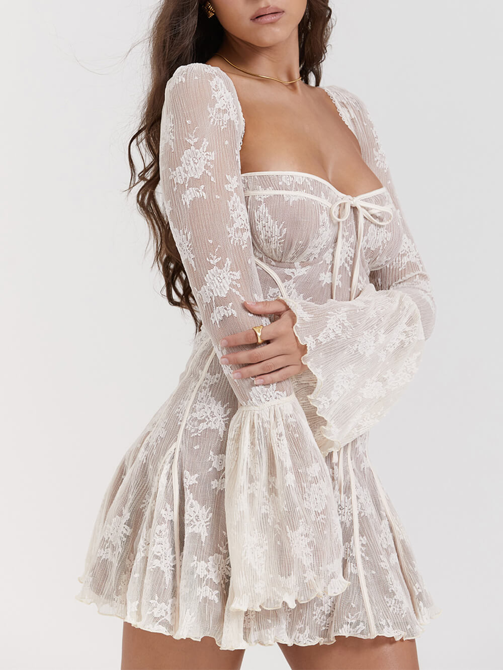 Chic Luxury Mini Dress for Special Occasions - view 4