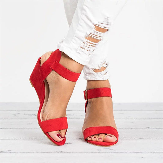 Spring Ankle-Strap Wedge Sandals - view 2