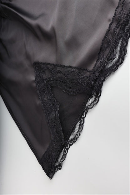 High-Waisted Lace Panel Mini Skirt in Office Style - view 10