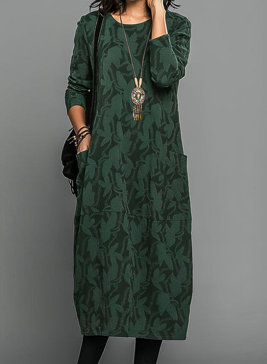 Long-Sleeve Dress and Comfort