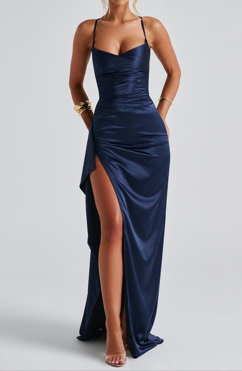 Strappy High-Slit Maxi Dress - view 5