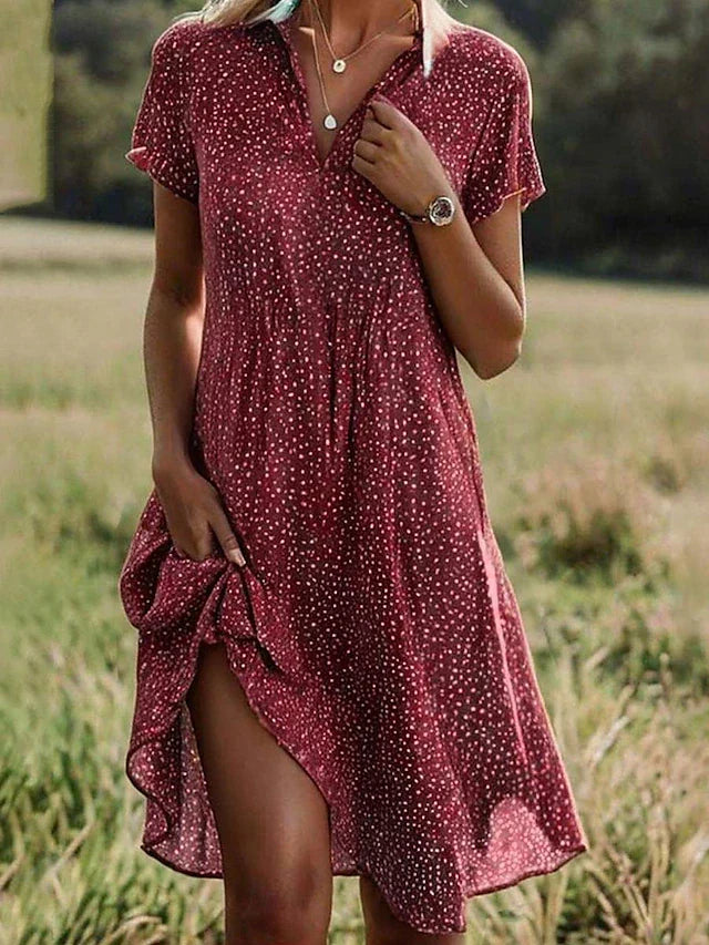 Chic Midi Shirt Dress - view 2