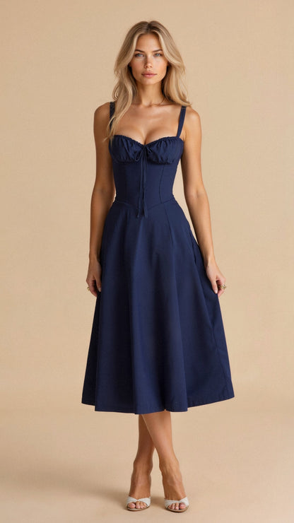 Timeless Flattering Waist Dress for Effortless Elegance - view 15
