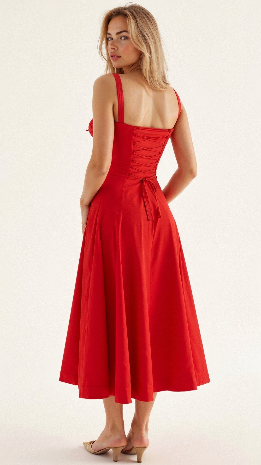 Timeless Flattering Waist Dress for Effortless Elegance - view 12