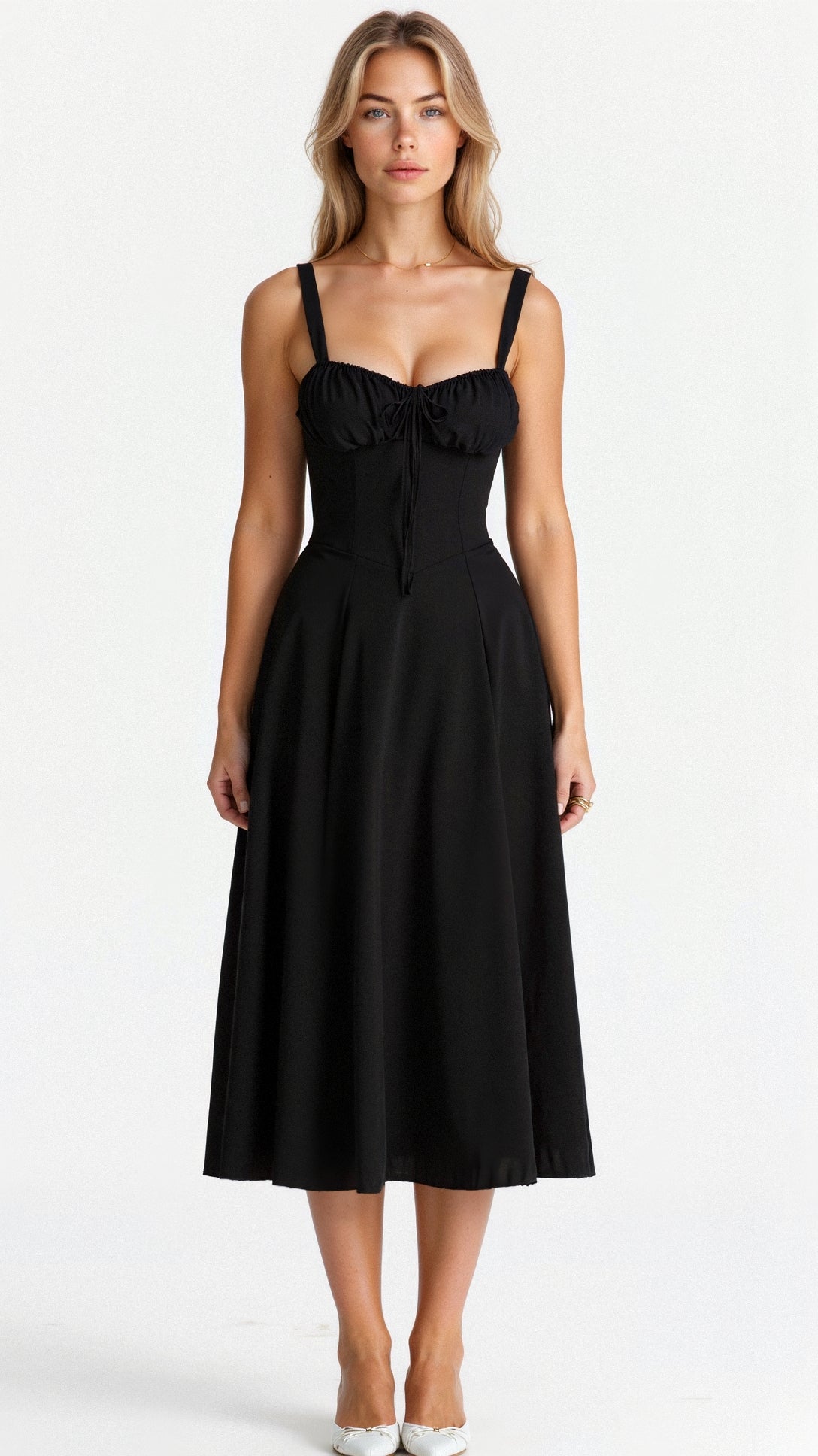 Timeless Flattering Waist Dress for Effortless Elegance - view 3