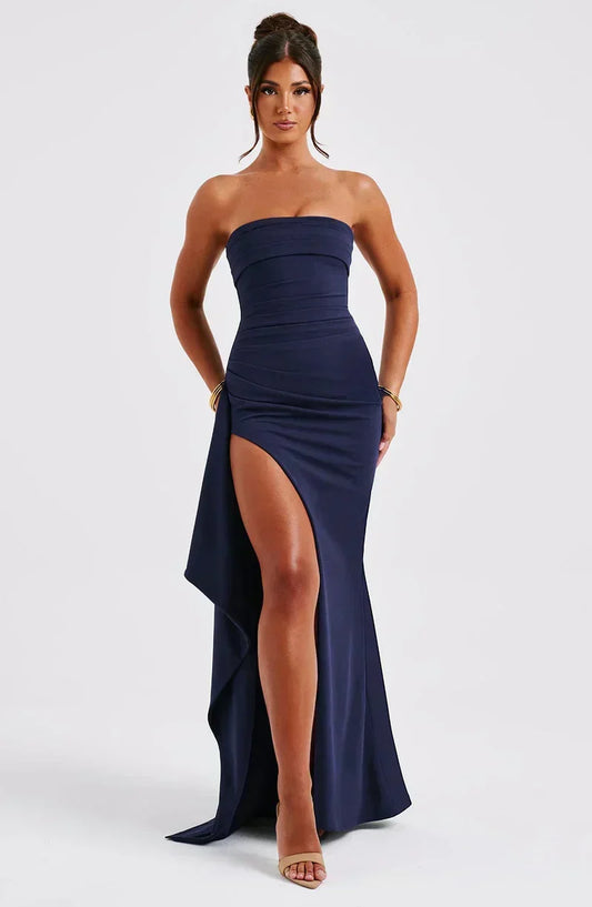 Twisted Off-Shoulder Maxi Dress